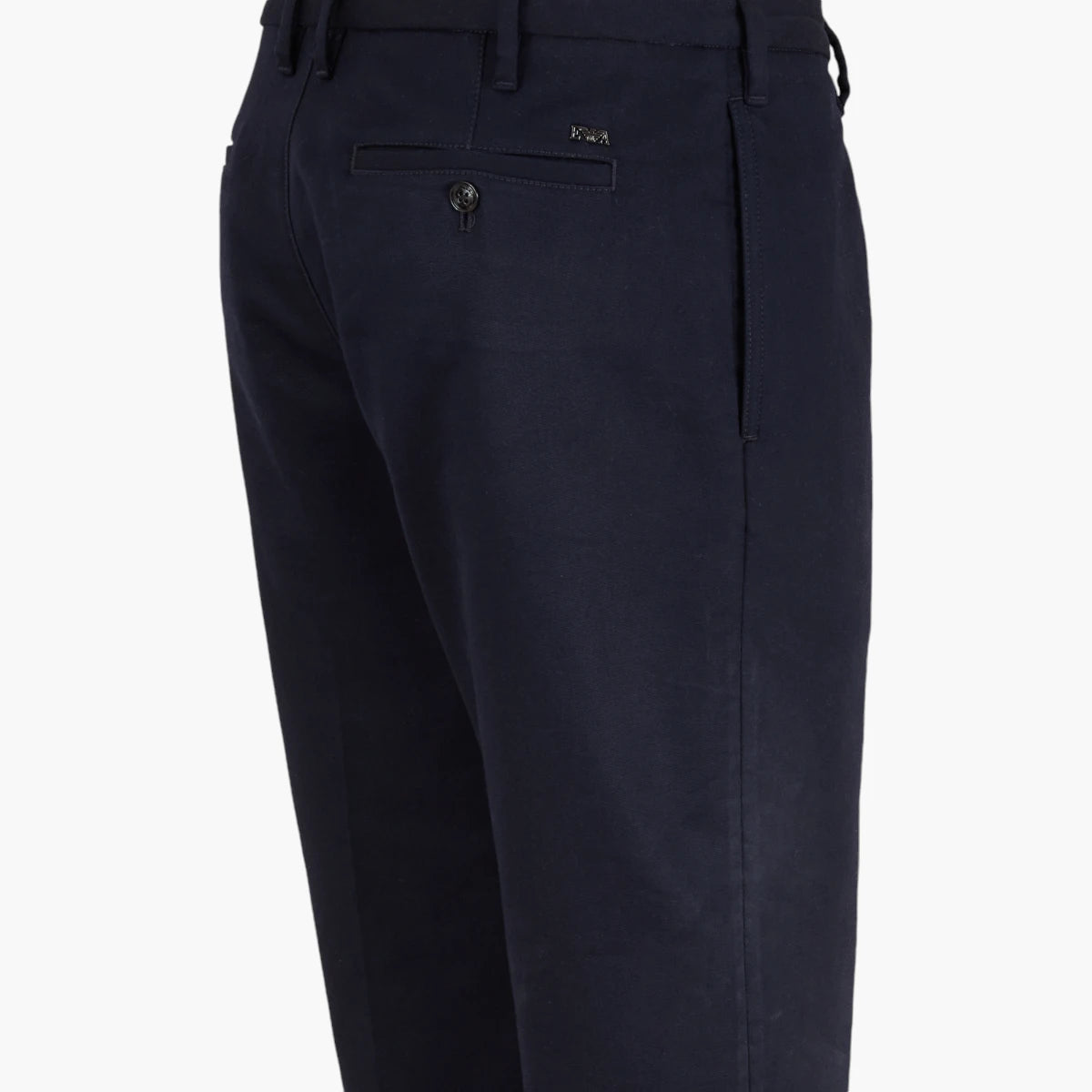 Emporio Armani Regualr Fit Slim Leg Cotton Trouser | LEVISONS