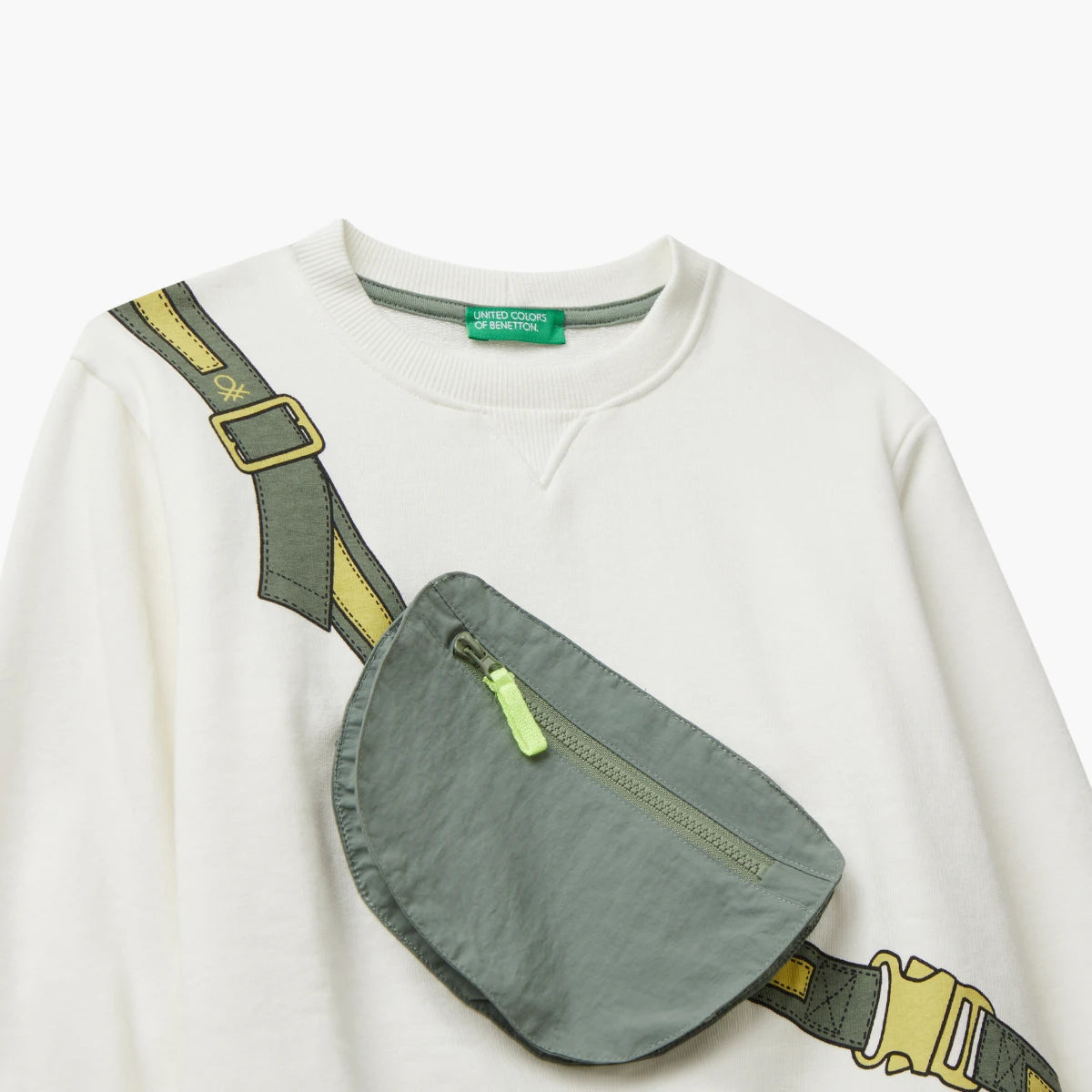 United Colors Of Benetton Boy Kid Sweatshirt With Kangaroo Pocket | LEVISONS