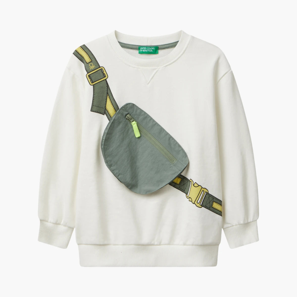 United Colors Of Benetton Boy Kid Sweatshirt With Kangaroo Pocket | LEVISONS