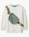 United Colors Of Benetton Boy Kid Sweatshirt With Kangaroo Pocket | LEVISONS