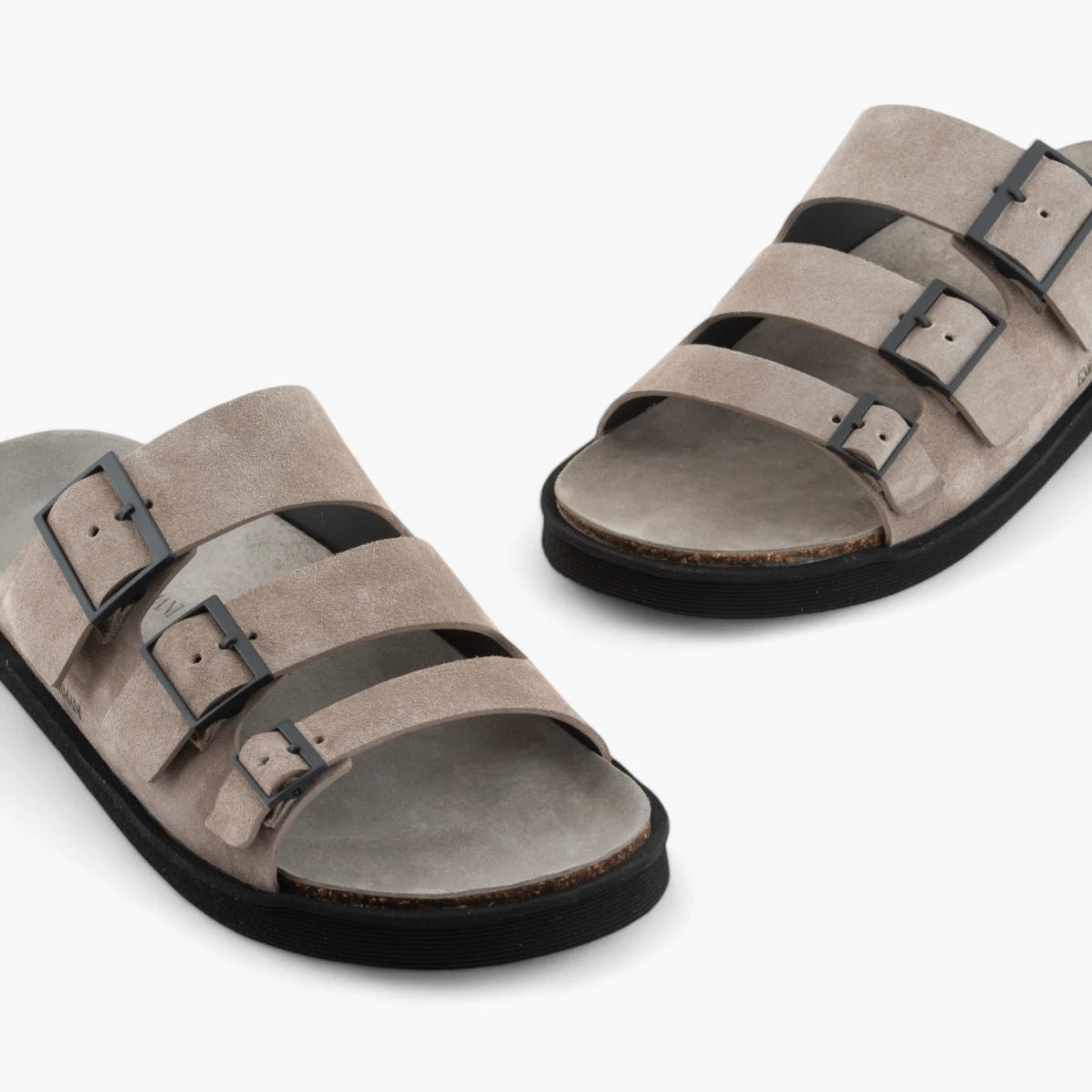 Emporio Armani Suede Leather Sandals | LEVISONS