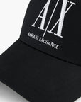 Armani Exchange Cotton Embroidered Icon Logo Baseball Cap | LEVISONS
