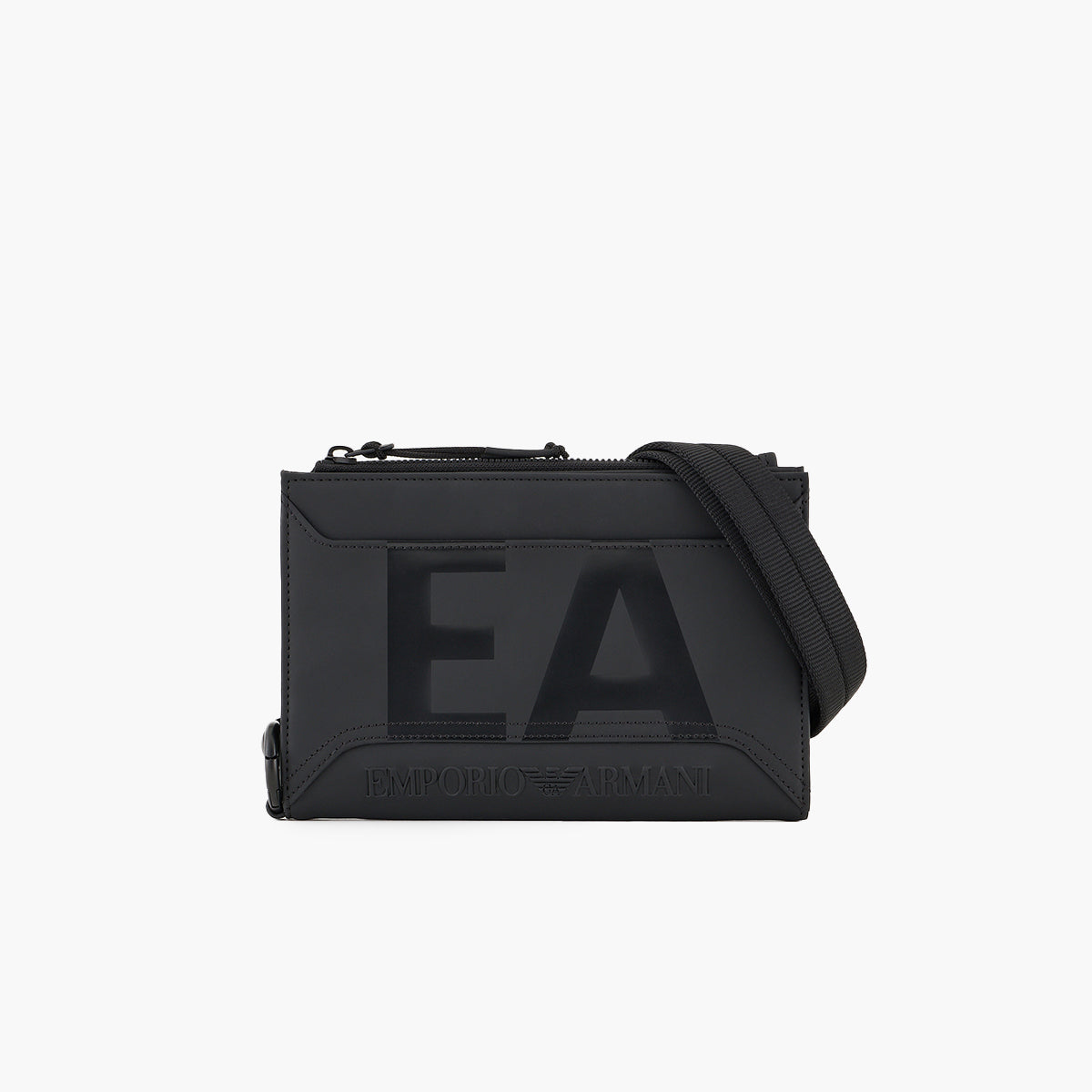 Emporio Armani Rubber Coated Tech Case With Ea Logo | LEVISONS