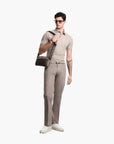 Emporio Armani Slim-Fit Cotton Polo Shirt With All-Over Jacquard Logo | LEVISONS