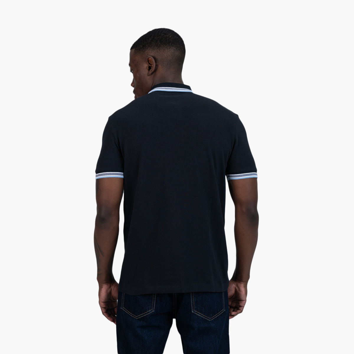 BOSS Green Paddy Polo Shirt In Cotton Pique With Logo Undercollar | LEVISONS