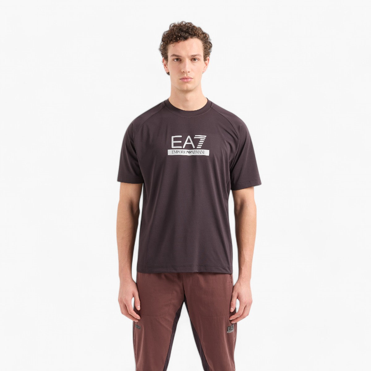 EA7 Ventus7 Athletic Crewneck T-Shirt | LEVISONS