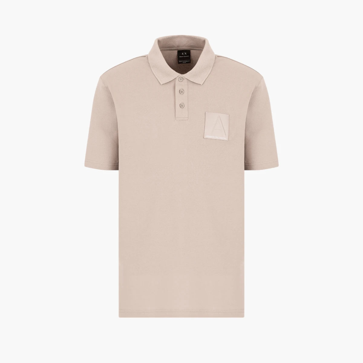 Armani Exchange Regualr Fit Cotton A Line Polo Shirt With Logo Patch | LEVISONS