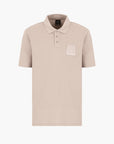 Armani Exchange Regualr Fit Cotton A Line Polo Shirt With Logo Patch | LEVISONS