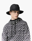 Emporio Armani Wool Blend All Over Logo Pullover | LEVISONS
