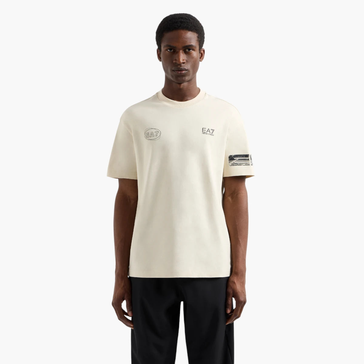 EA7 Modern Fit Graphic Series Crewneck T-Shirt | LEVISONS