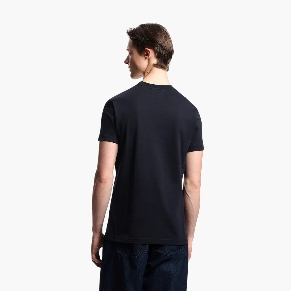 Emporio Armani Regular Fit Cotton Crewneck T-Shirt | LEVISONS