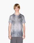 Armani Exchange Regular Fit All Over Logo Cotton Crewneck T-Shirt With Gradient Print | LEVISONS