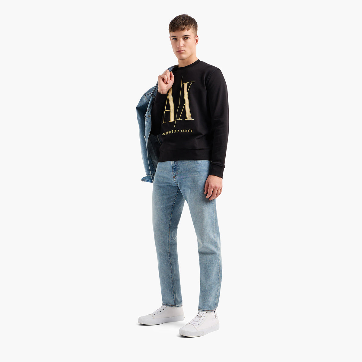 Armani Exchange Icon Crewneck Sweatshirt | LEVISONS