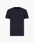 Armani Exchange Slim Fit Cotton Crewneck T-Shirt With Sublte Tone-On-Tone Logo | LEVISONS