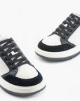 Emporio Armani Sneakers With Leather Accents | LEVISONS