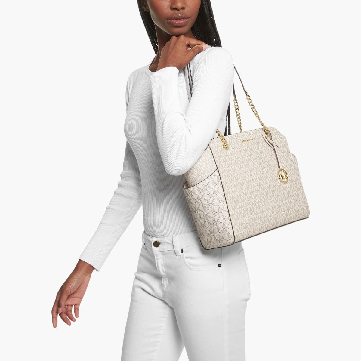 Michael Kors Jacquelyn Medium Logo Tote Bag | LEVISONS