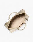 Michael Kors Bedford Travel Extra-Large Metallic Crocodile Embossed Leather Weekender Bag | LEVISONS