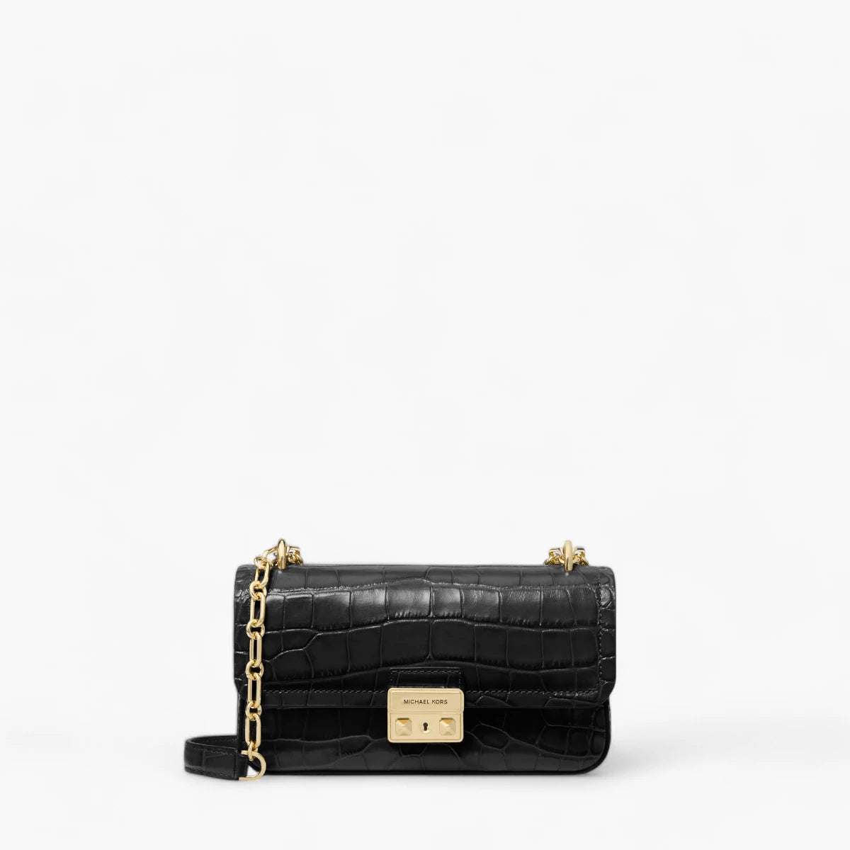 Michael Kors Tribeca Small Crocodile Embossed Leather Crossbody Bag | LEVISONS