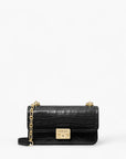 Michael Kors Tribeca Small Crocodile Embossed Leather Crossbody Bag | LEVISONS