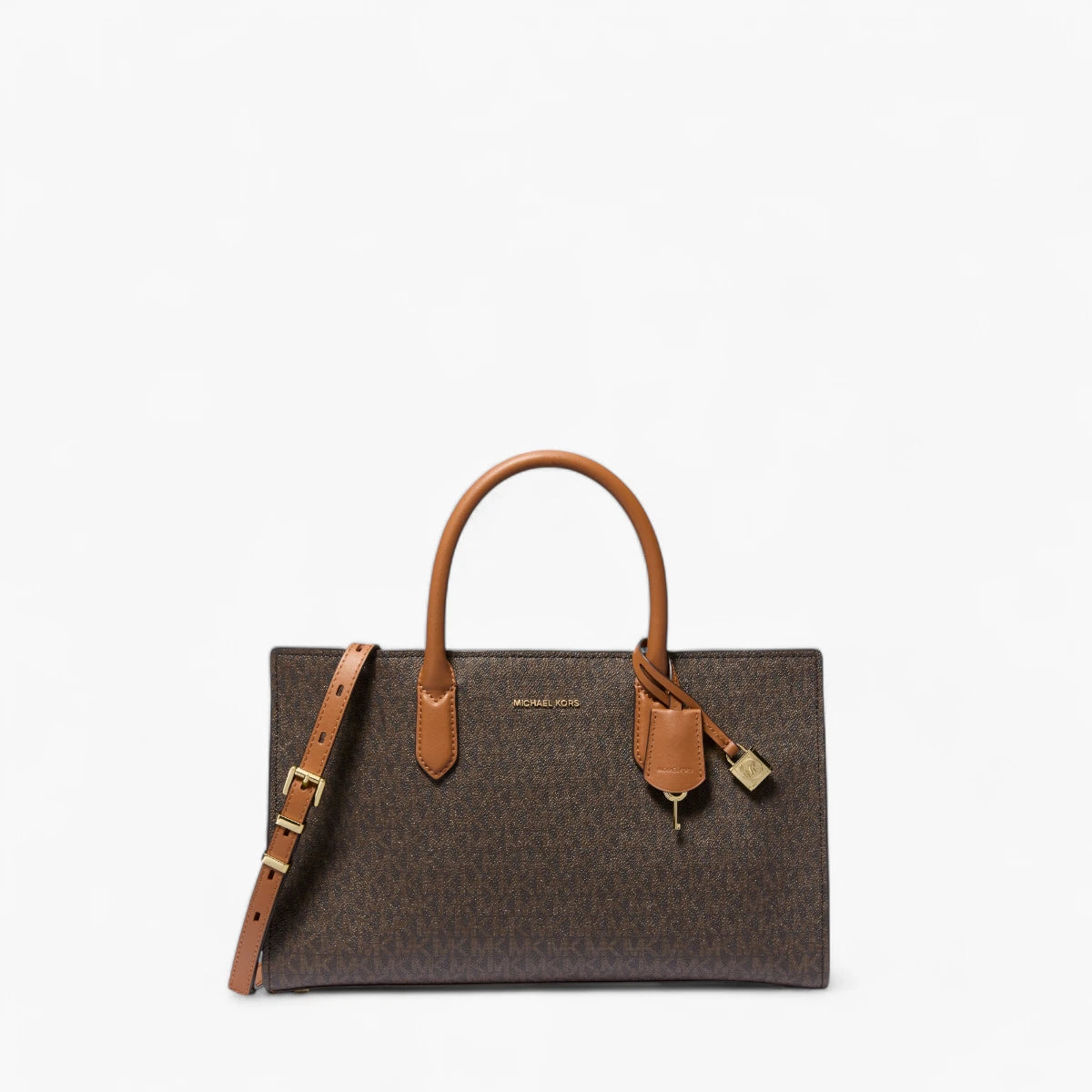 Michael Kors Scarlett Medium Signature Logo Satchel | LEVISONS