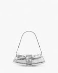 Michael Kors Colby Small Crackled Metallic Leather Convertible Clutch | LEVISONS