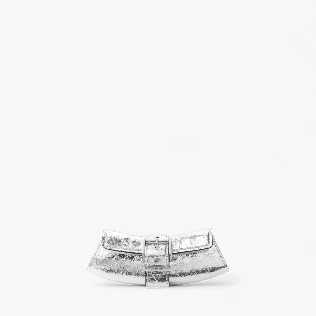 Michael Kors Colby Small Crackled Metallic Leather Convertible Clutch | LEVISONS