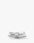 Michael Kors Colby Small Crackled Metallic Leather Convertible Clutch | LEVISONS