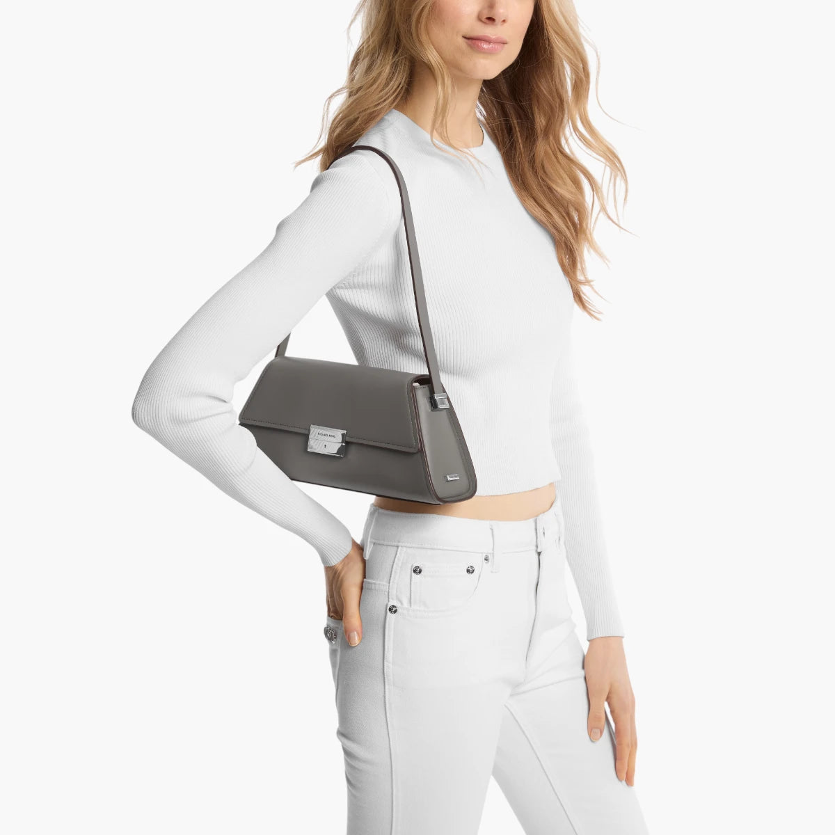 Michael Kors Ludlow Medium Leather Shoulder Bag | LEVISONS