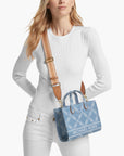 Michael Kors Gigi Small Empire Logo Jacquard Messenger Bag | LEVISONS