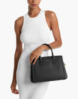 Michael Kors Laila Medium Leather Satchel | LEVISONS