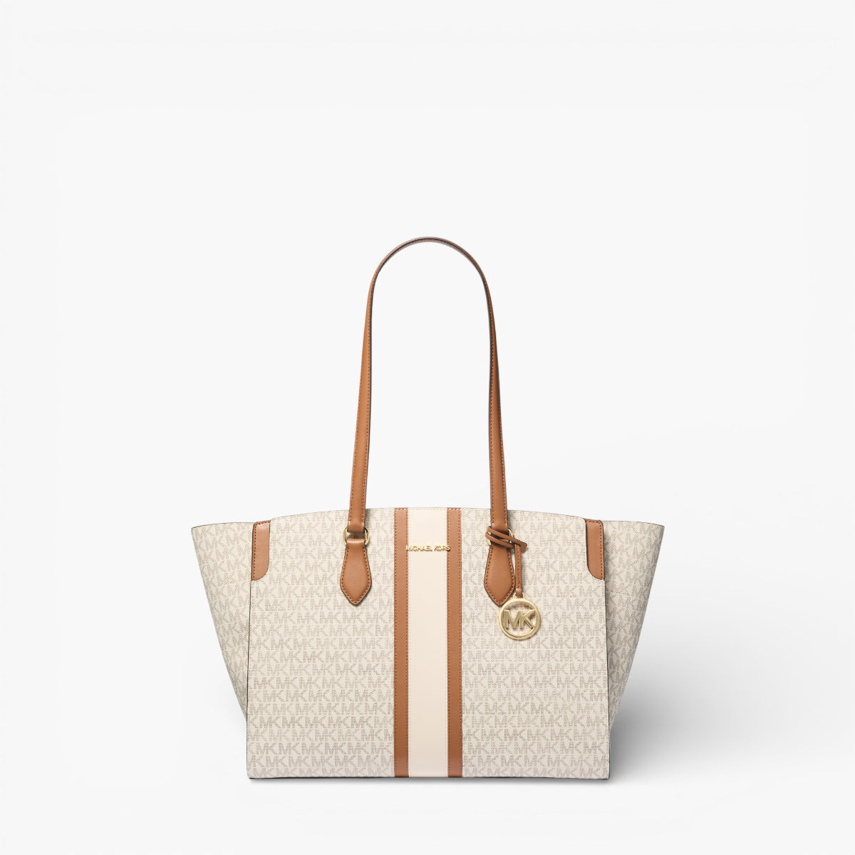 Michael Kors Becca Large Striped Signature Logo Tote Bag | LEVISONS