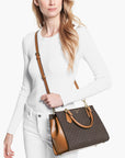 Michael Kors Marilyn Medium Logo Satchel | LEVISONS