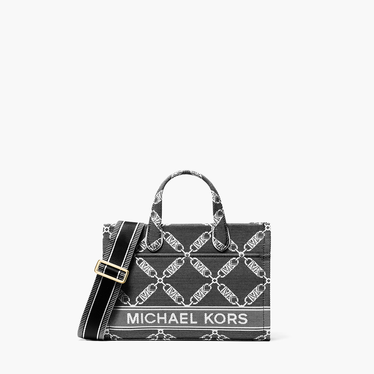 Michael Kors Gigi Small Empire Logo Jacquard Messenger Bag | LEVISONS