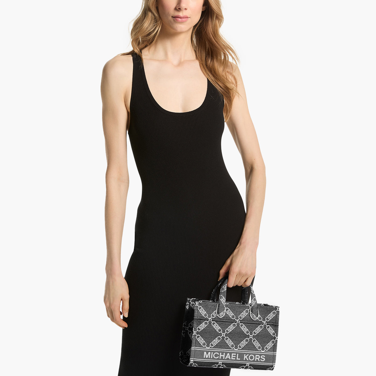 Michael Kors Gigi Small Empire Logo Jacquard Messenger Bag | LEVISONS
