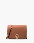 Michael Kors Delancey Medium Leather Messenger Bag | LEVISONS