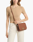 Michael Kors Delancey Medium Leather Messenger Bag | LEVISONS