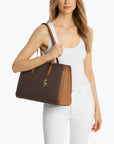 Michael Kors Laila Medium Signature Logo Tote Bag | LEVISONS