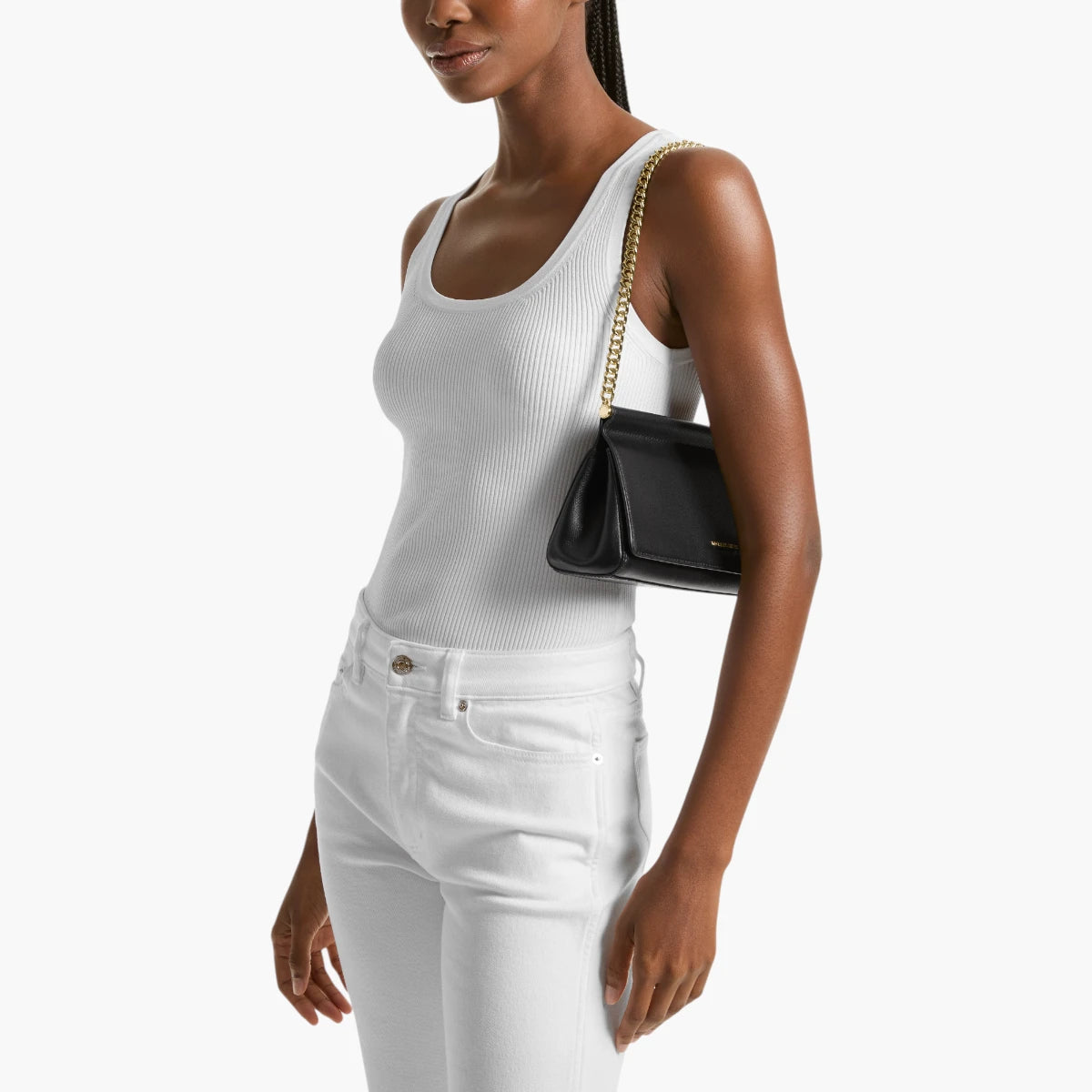 Michael Kors Carmine Medium Pebbled Leather Pochette | LEVISONS
