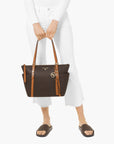 Michael Kors Sullivan Medium Logo Top-Zip Tote Bag | LEVISONS