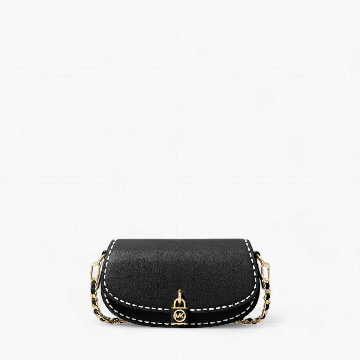 Michael Kors Mila Small Hand-Stitched Leather Shoulder Bag | LEVISONS