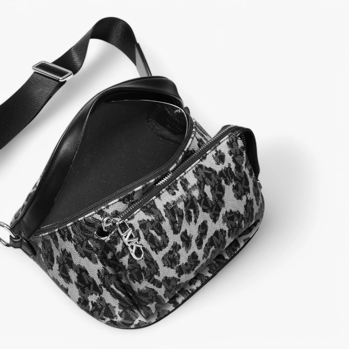 Michael Kors Slater Medium Leopard Logo Sling Pack | LEVISONS