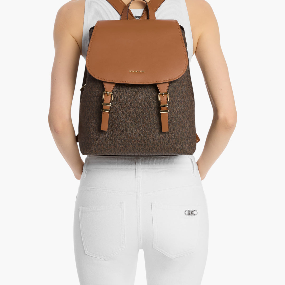 Michael Kors Quinn Medium Flap Backpack | LEVISONS