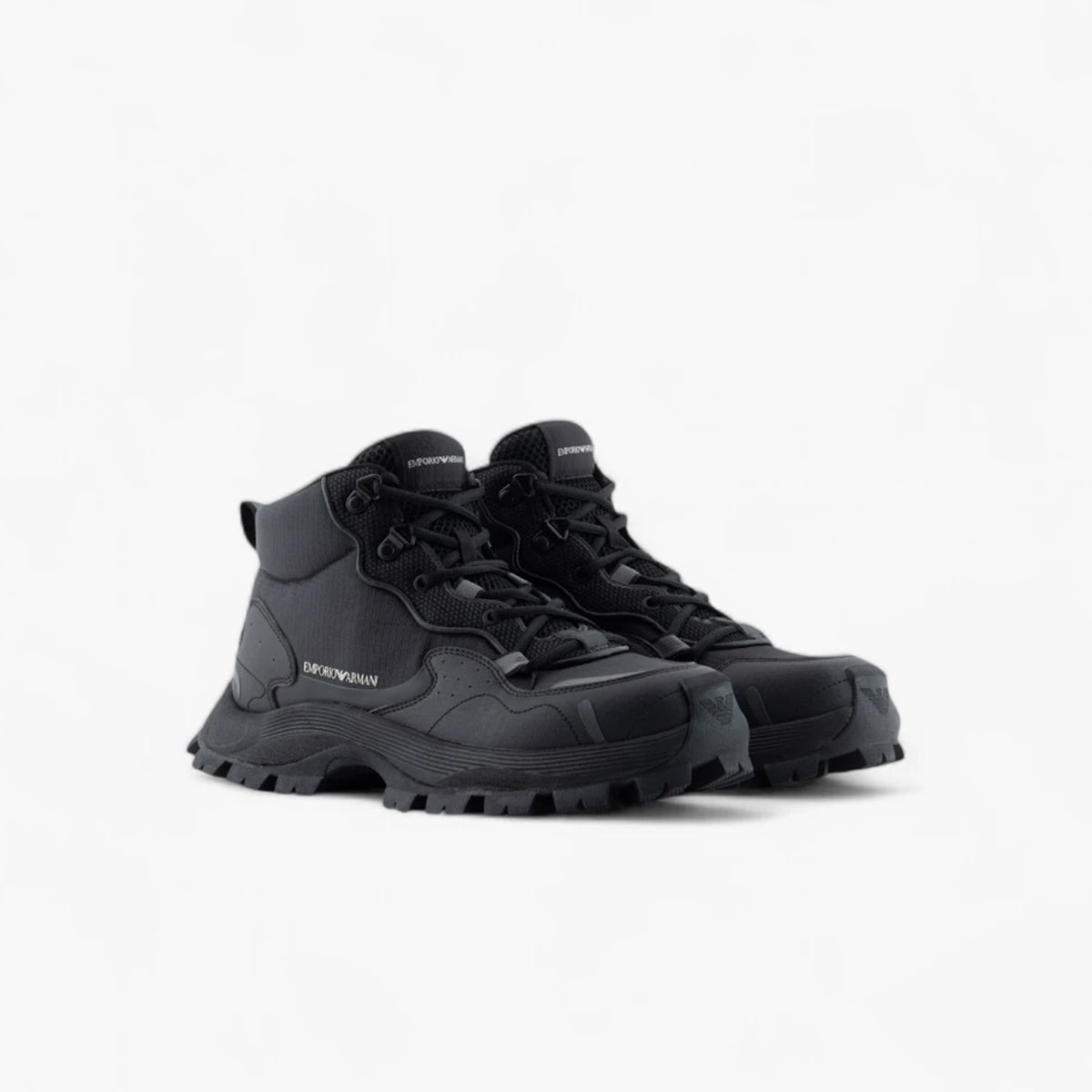 Emporio Armani Ankle Boots With A Chunky Sole | LEVISONS