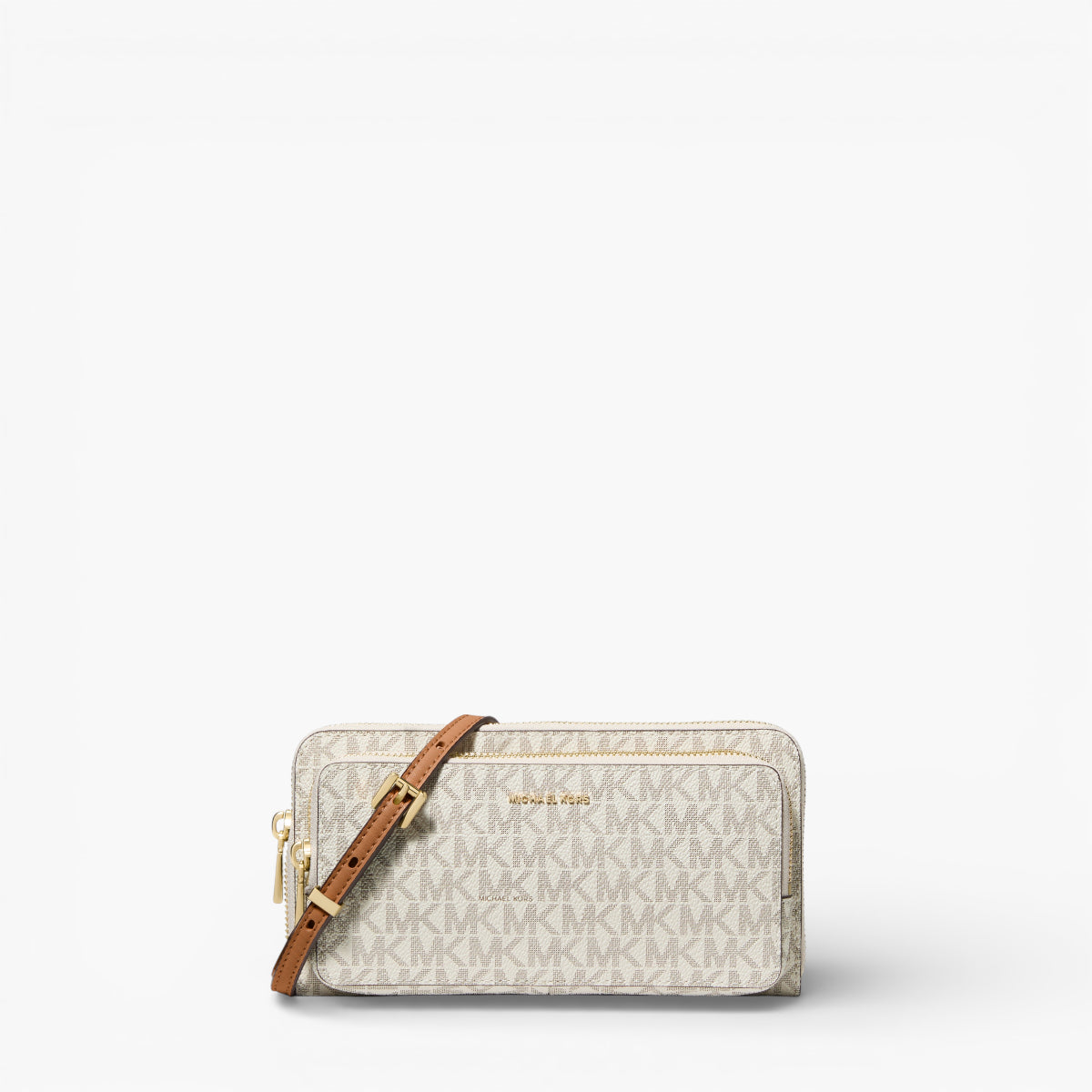 Michael Kors Jet Set Large Signature Logo Convertible Crossbody Bag | LEVISONS