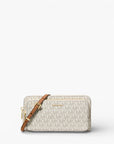 Michael Kors Jet Set Large Signature Logo Convertible Crossbody Bag | LEVISONS