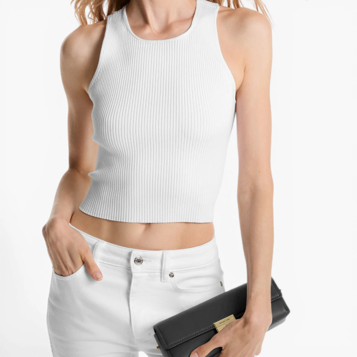 Michael Kors Ludlow Small Leather Convertible Pochette | LEVISONS