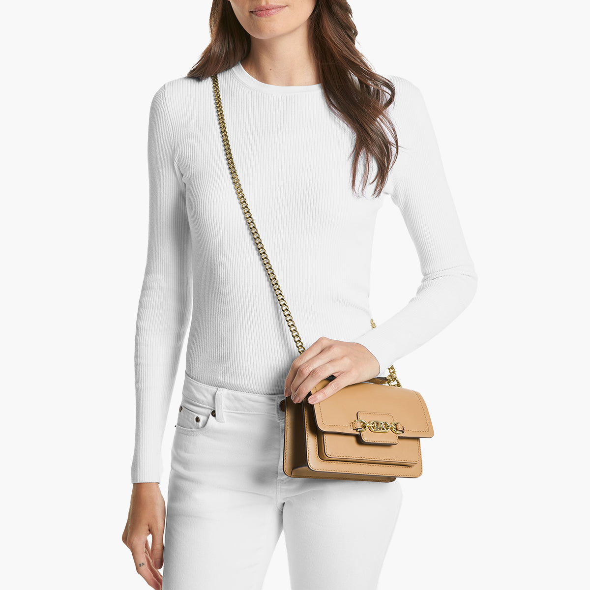 Michael Kors Heather Extra-Small Leather Crossbody Bag | LEVISONS