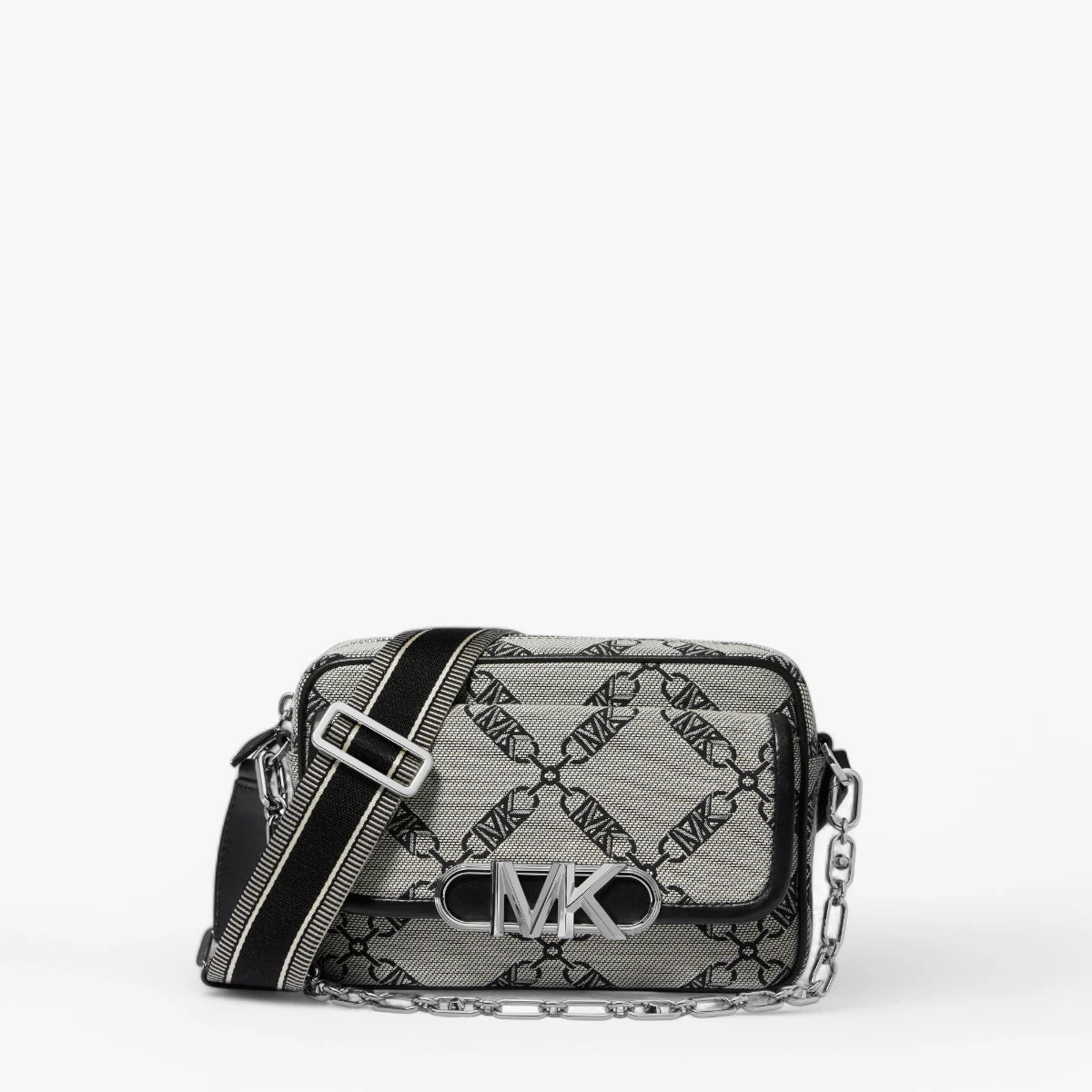 Michael Kors Parker Medium Empire Logo Jacquard Crossbody Bag | LEVISONS