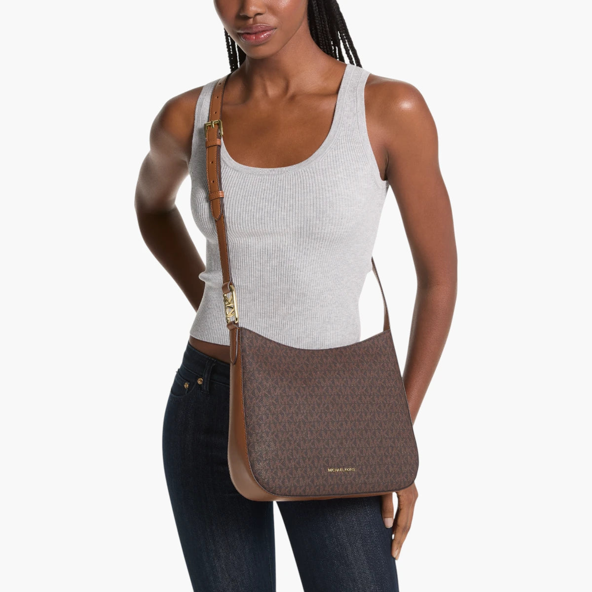 Michael Kors Kensington Large Signature Logo Crossbody Bag | LEVISONS