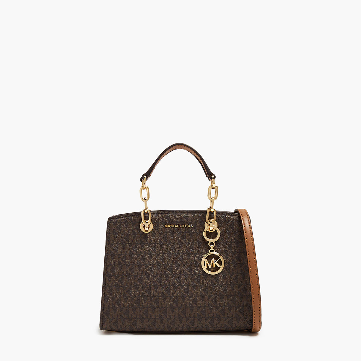 Michael Kors Cynthia Extra Small Signature Logo Satchel | LEVISONS